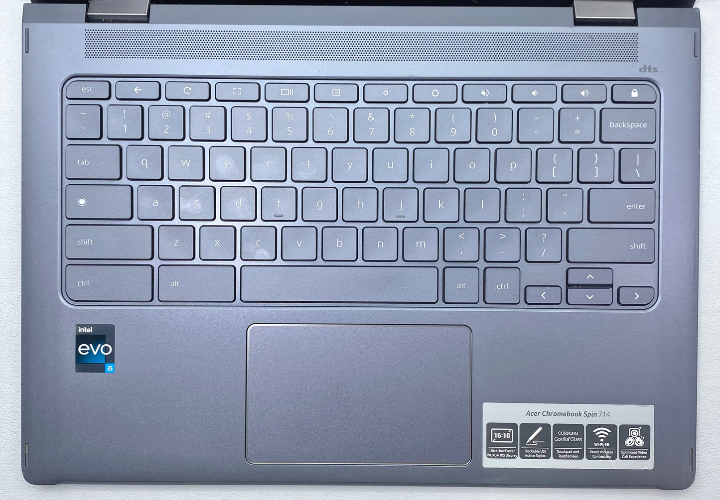 Laptop Acer Chromebook Spin 714 14" i5-1235U 8GB DDR4 256GB SSD CHROME OS c/ cargador