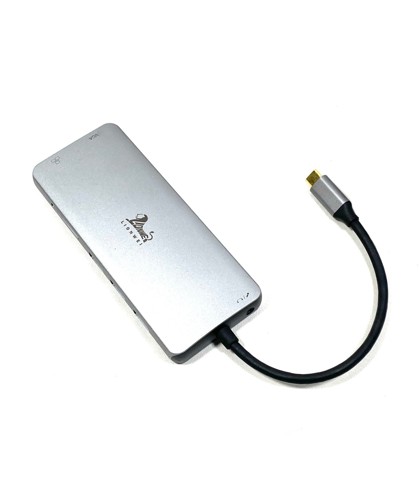 Docking Station USB-C Lionwei 12 en 1 HDMI VGA RJ45