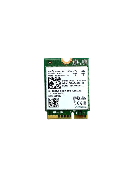 Tarjeta WiFi & Bluetooth Intel M.2 AX211NGW WiFi 6E