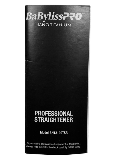 Plancha BaBylissPRO Optima 3100 Nano Titanium BNT3100TSR c/ caja