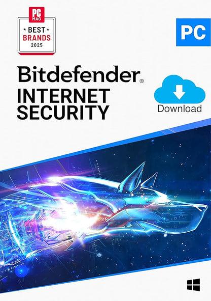 Antivirus Bitdefender Internet Security 1 Dispositivo Suscripción de 1 año PC