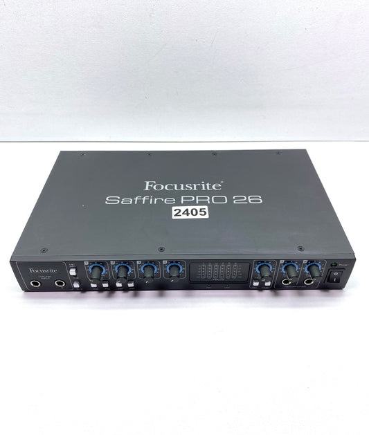 Interfaz de Audio Focusrite Saffire PRO 26 FireWire c/ Adaptador