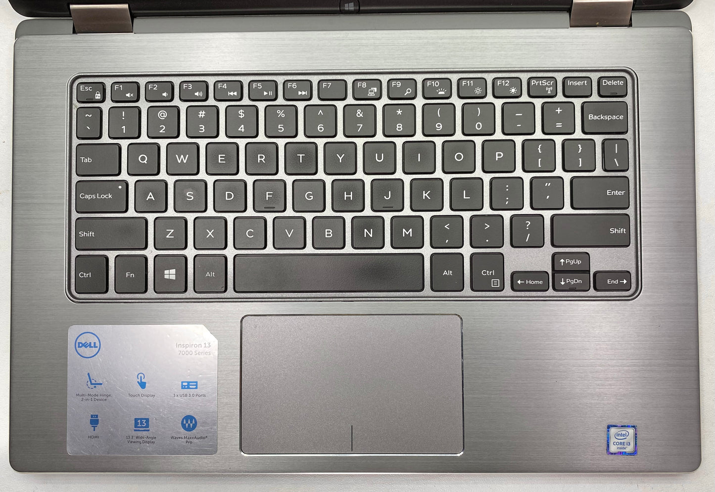 Laptop Dell Inspiron 13-7353 13.3" 1920x1080 (FHD) Core i3-6100U 8GB RAM DDR3L 250GB SSD WINDOWS 11 HOME c/ cargador