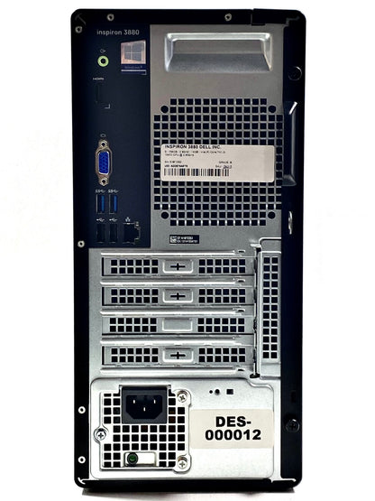 Desktop Dell Inspiron 3880 Mini Tower i5-10400 16GB 256GB SSD WINDOWS 11 PRO c/ cable