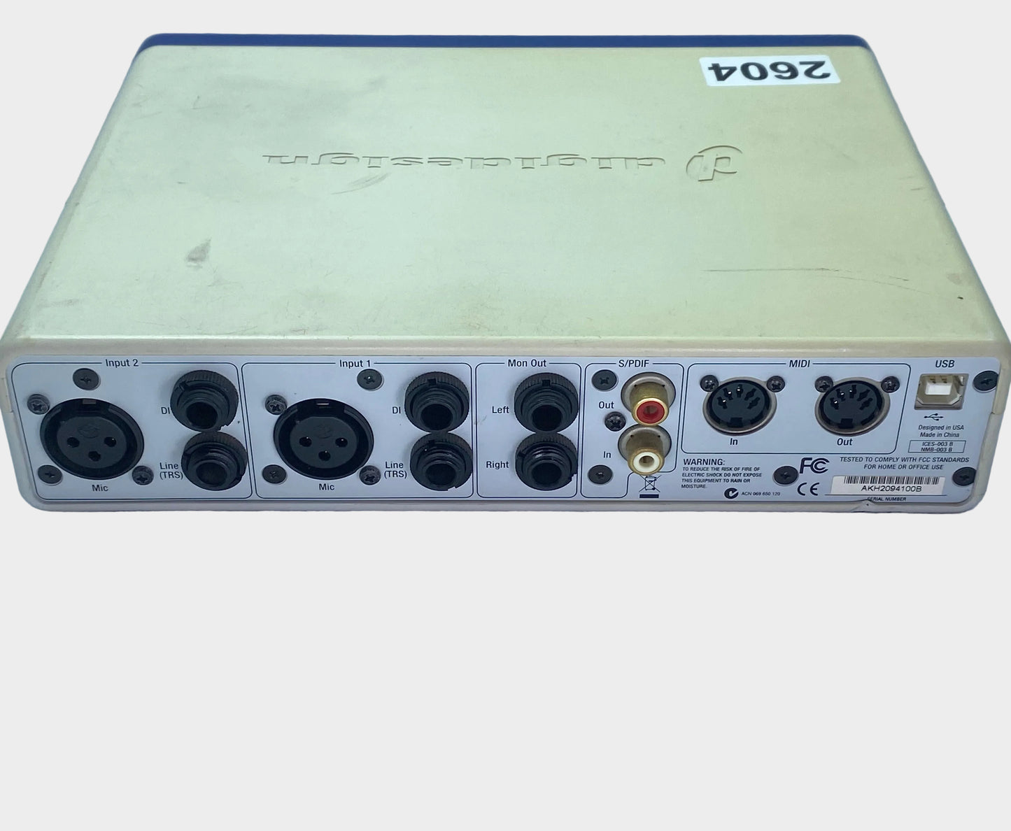 Interfaz de Audio USB Digidesign Mbox 2