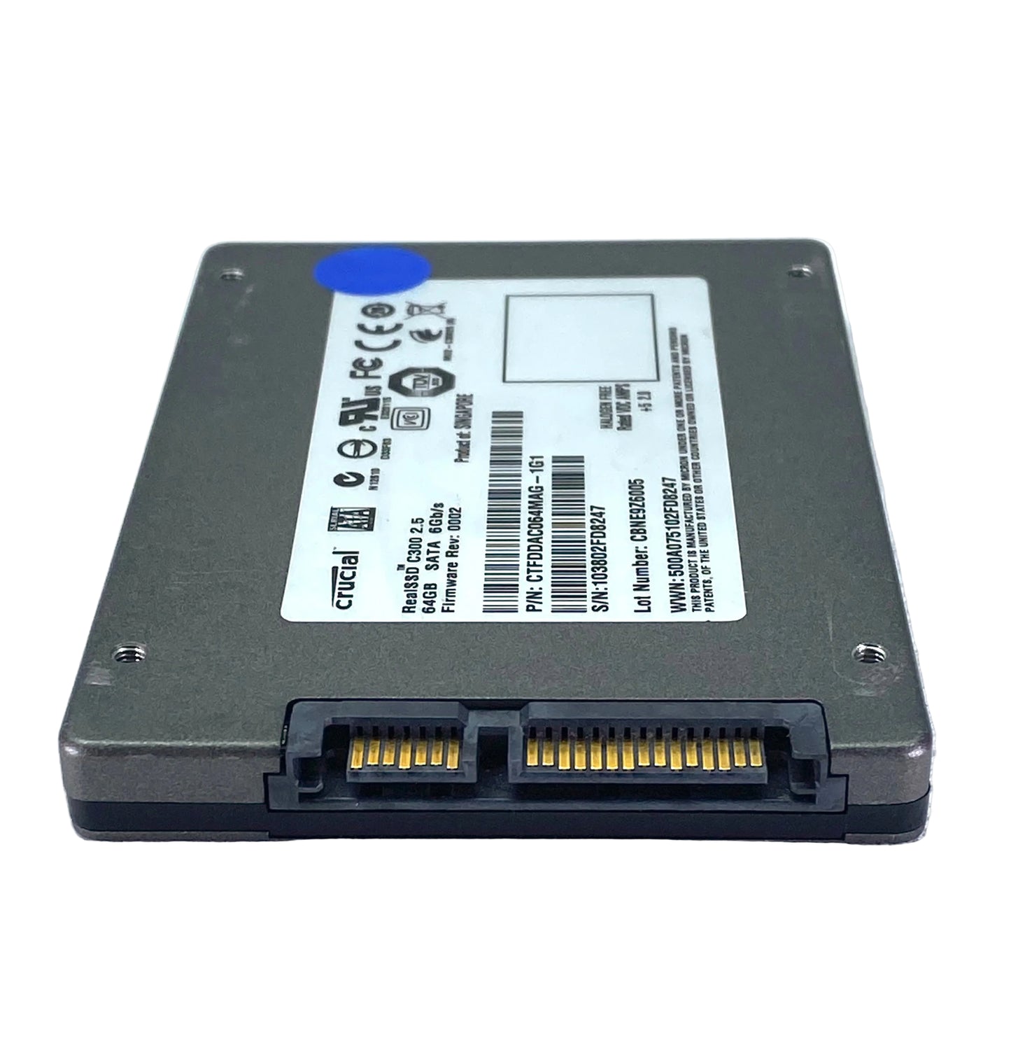 Disco Duro Interno SSD 60GB Crucial, Kingston o Corsair SATA 2.5"