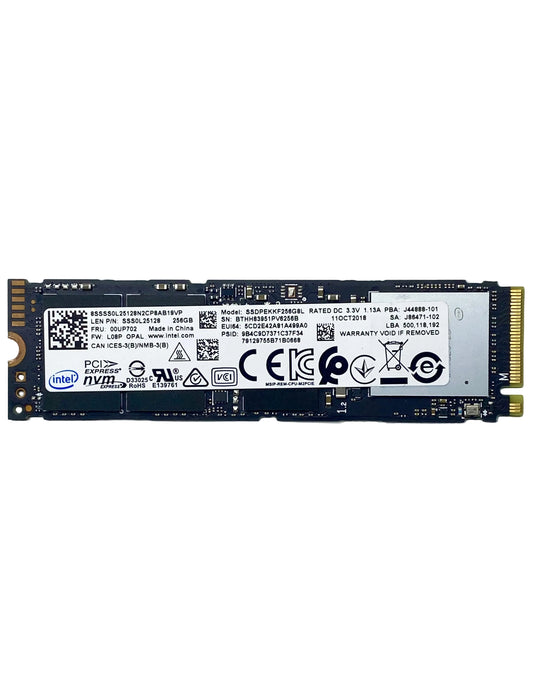 Disco Duro Sólido Intel 256GB M.2 2280 NVMe Gen3x4