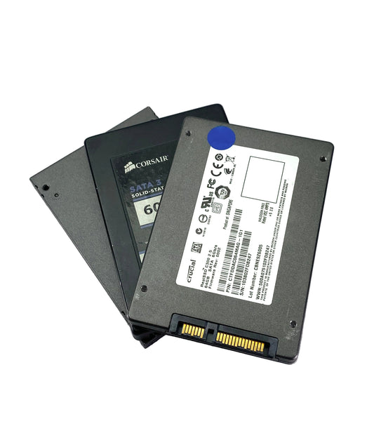 Disco Duro Interno SSD 60GB Crucial, Kingston o Corsair SATA 2.5"