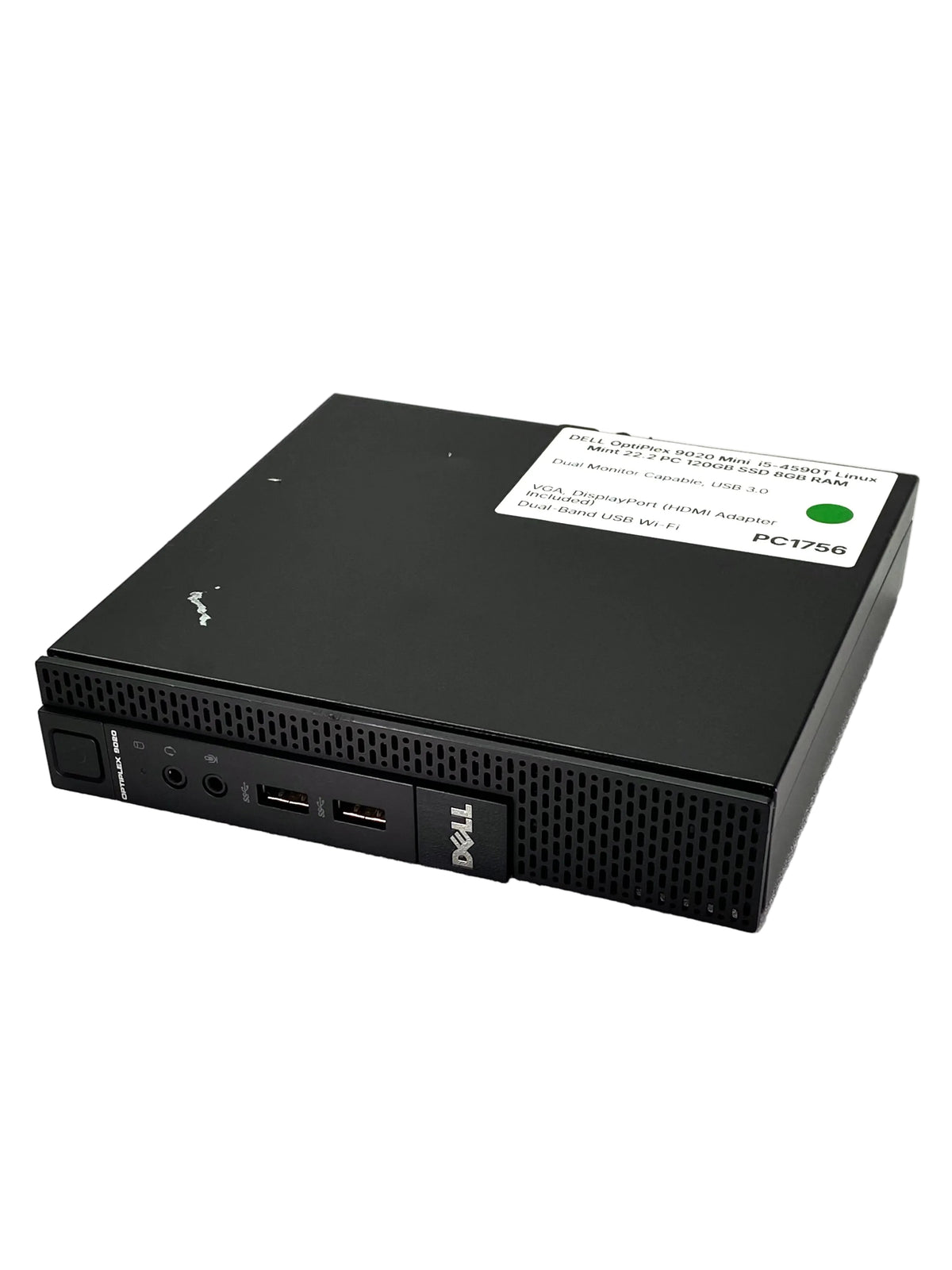 Desktop Dell OptiPlex 9020 USFF i5-4590T 8GB 120GB SSD LINUX MINT c/ adaptador