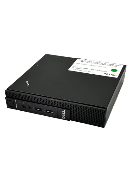 Desktop Dell OptiPlex 9020 USFF i5-4590T 8GB 120GB SSD LINUX MINT c/ adaptador