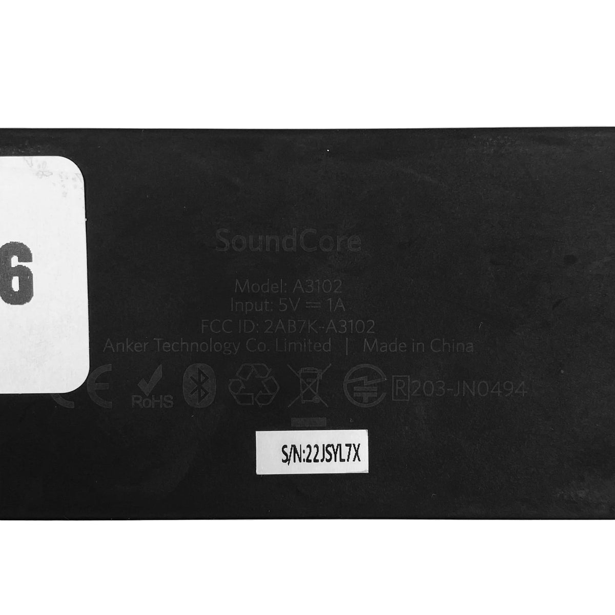 Parlante Bluetooth Anker Soundcore A3102 Recargable c/ cable