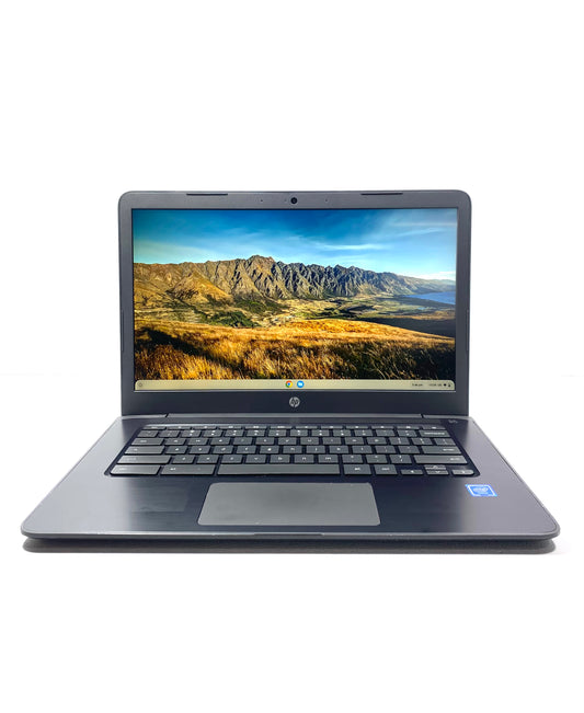 Laptop HP 14-ca043cl 14" HD Celeron N3550 4GB 32GB CHROME OS c/ cargador