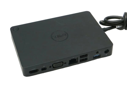 Estación de Acoplamiento Dell WD15 USB-C con Doble Pantalla y Cargador Dell de 130 Watts
