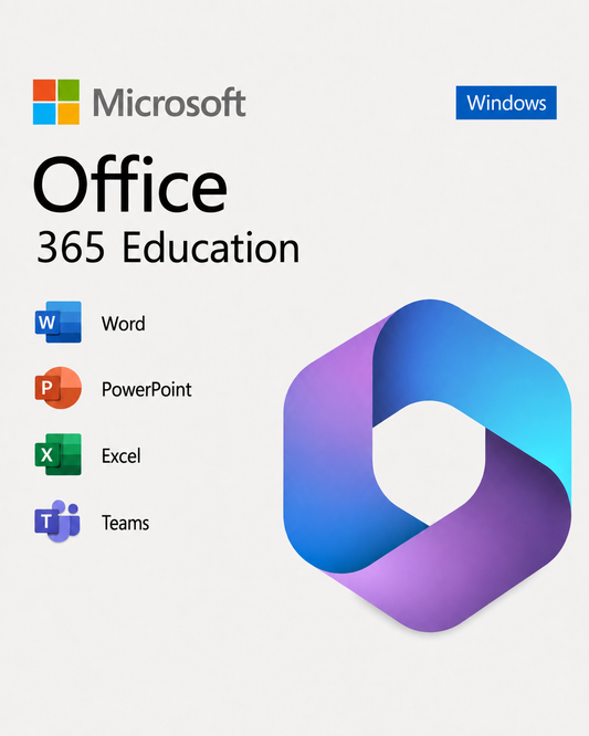 Licencia Microsoft Office 365 Education 5 Dispositivos Windows