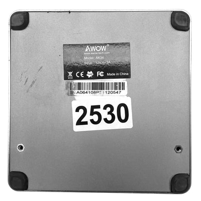 Mini PC Awow AK34 Celeron N3450 6GB RAM DDR3L 64GB SSD WINDOWS 10 HOME c/ adaptador