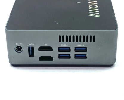 Mini PC Awow AK34 Celeron N3450 6GB RAM DDR3L 64GB SSD WINDOWS 10 HOME c/ adaptador
