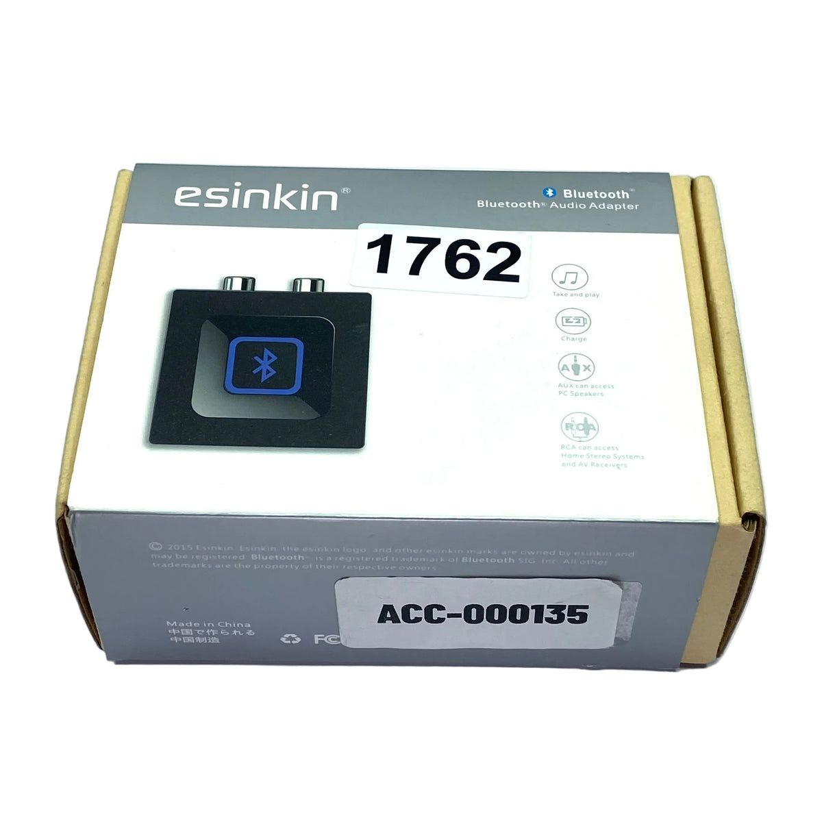 Receptor de Audio Bluetooth Esinkin W29 c/ adaptador