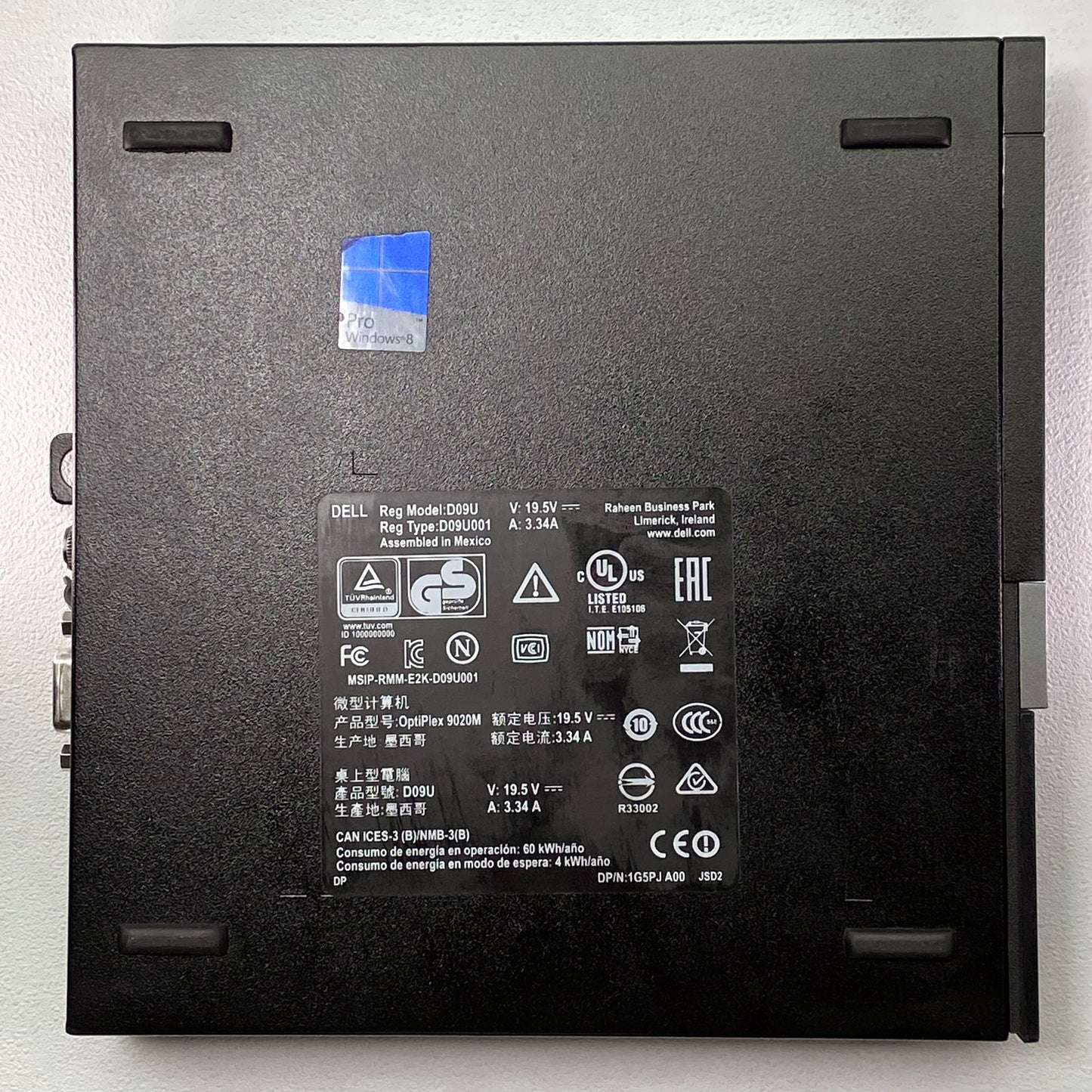 Mini PC Dell OptiPlex 9020M Core i5-4590T 8GB 120GB SSD Windows 11 Home c/ adaptador