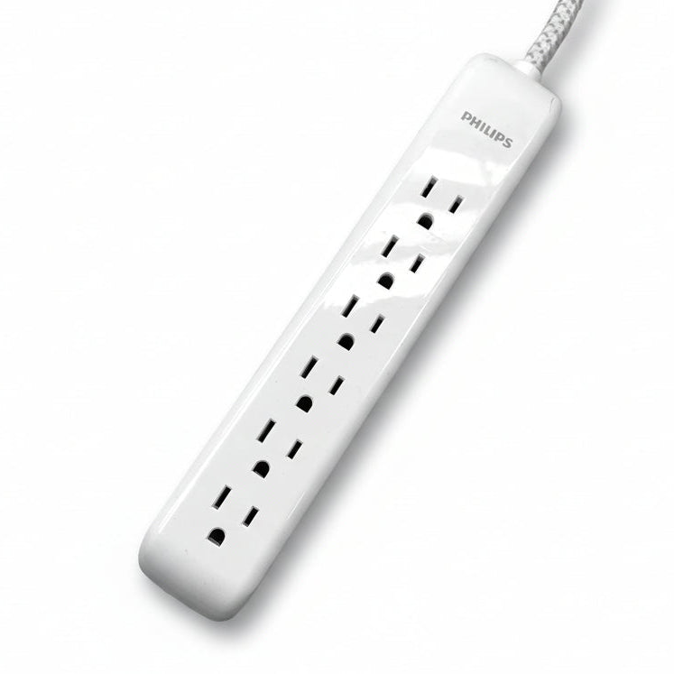 Protector de Voltaje Philips 6 Tomas SPC3054WA/37 1800W