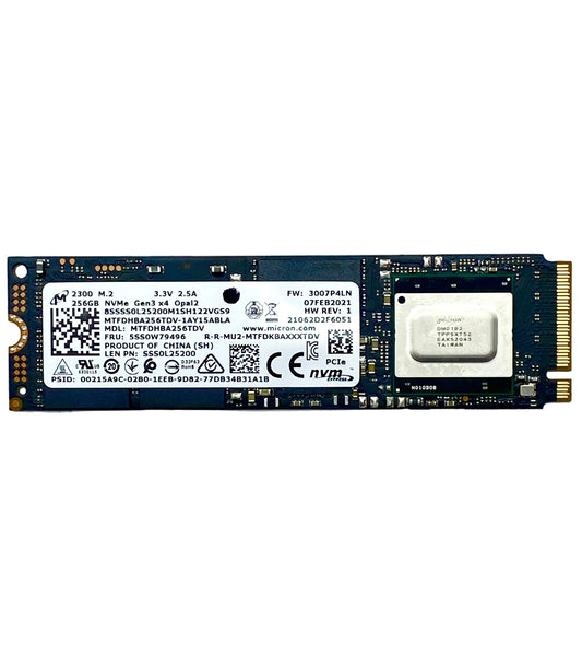 Disco Duro Sólido Micron 256GB M.2 2280 NVMe Gen3x4