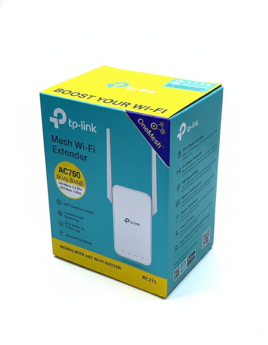 Extensor Wi-Fi TP-Link RE215 AC750 Mesh Wireless Dual Band