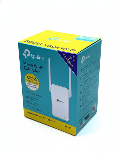 Extensor Wi-Fi TP-Link RE215 AC750 Mesh Wireless Dual Band
