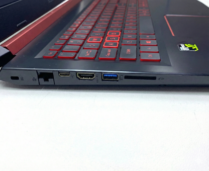 Laptop Acer Nitro AN515-51 15.6" 1920x1080 (FHD) Core i5-7300HQ 16GB RAM DDR4 128GB NVMe SSD + 500GB HDD WINDOWS 11 HOME c/ cargador