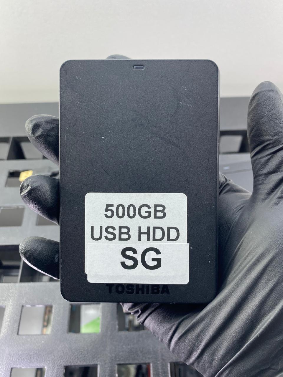 Disco Duro Portátil 500GB USB 3.0 c/ Cable TOSHIBA/SEAGATE (Precio por Unidad)