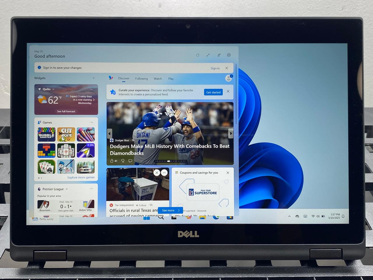 Laptop Dell Latitude 5289 12.5" 1920x1080 (FHD) Core i5-7300U 8GB RAM DDR4 512GB NVMe SSD WINDOWS 11 HOME c/ cargador