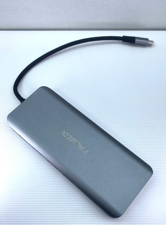 Lector Externo Falwedi Hub 14-en-1 USB-C HDMI, VGA, RJ45, SD, USB 3.0 y más