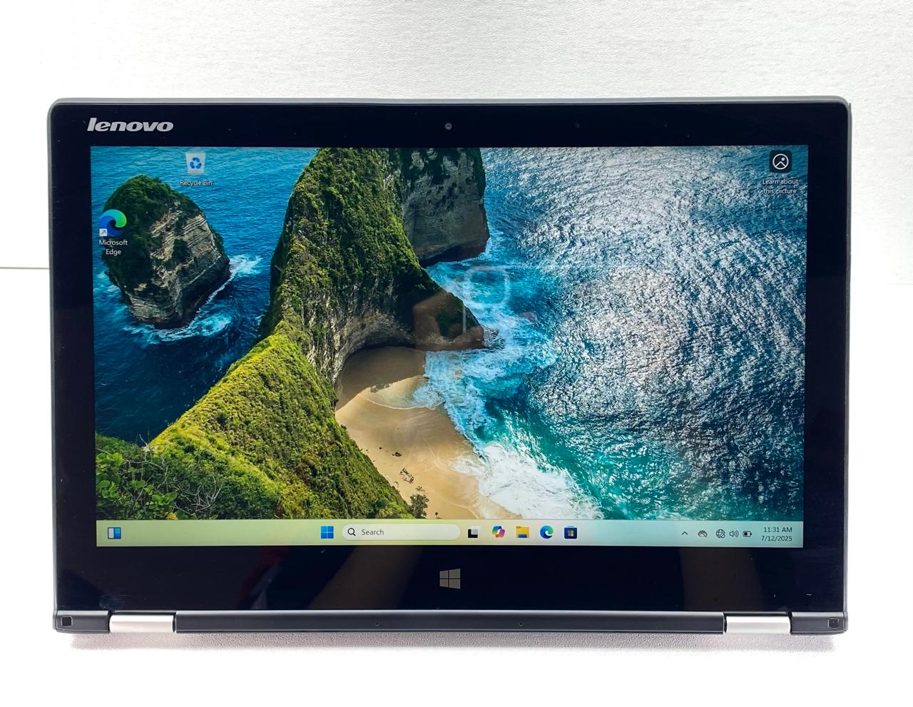 Laptop Lenovo Yoga 2 13 13.3" 1920x1080 (FHD) Core i5-4200U 8GB RAM DDR3L 256GB M.2 SSD WINDOWS 11 HOME c/ cargador