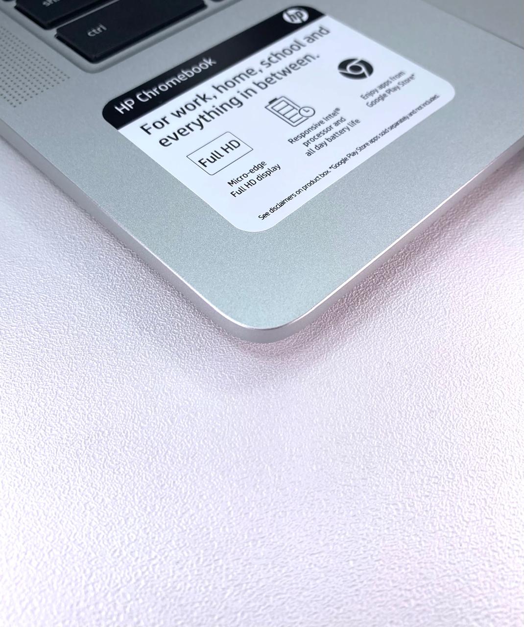 Laptop HP Chromebook 14a-na1043cl 14" 1366x768 (HD) Celeron N4500 4GB RAM LPDDR4x 64GB eMMC CHROME OS c/ cargador