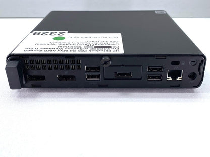 Desktop HP EliteDesk 705 G4 Mini  Ryzen 5 PRO 2400GE 16GB RAM DDR4 480GB SSD WINDOWS 11 PRO c/ adaptador