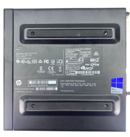 Desktop HP ProDesk 600 G2 Mini PC  Core i5-6500T 16GB RAM DDR4 256GB M.2 SSD + 500GB HDD WINDOWS 11 PRO c/ adaptador