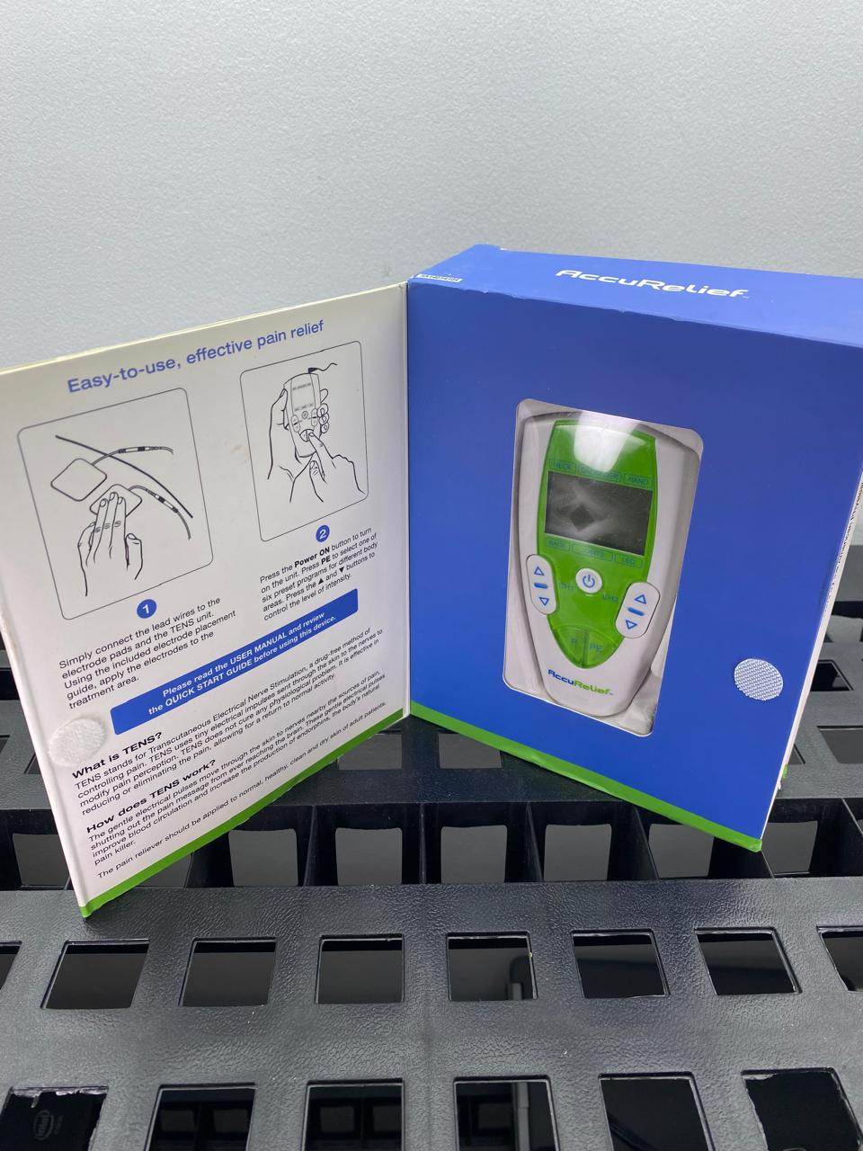 Sistema de Alivio de Dolor AccuRelief TENS ACRL-300 para Dolor de Espalda, Cuello y Corporal