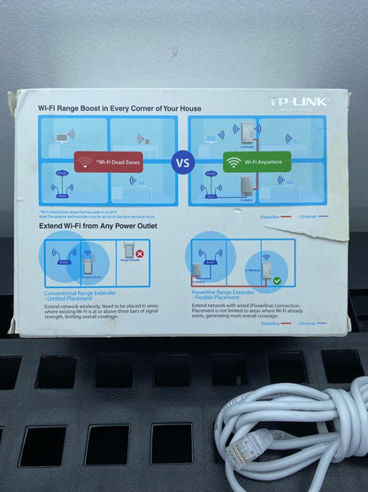 Extensor de Rango Wi-Fi TP-Link AV500 Powerline Edition TL-WPA4220KIT con Caja
