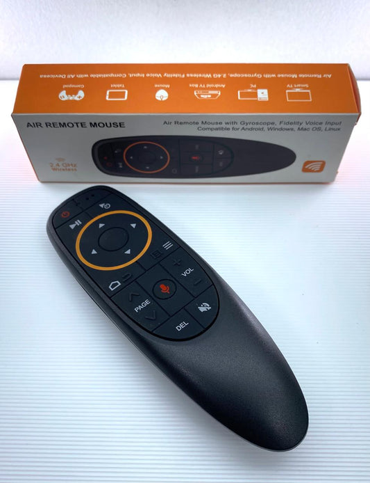 Control Air Remote Mouse 2.4GHz c/ Voz y Giroscopio p/ Smart TV y PC