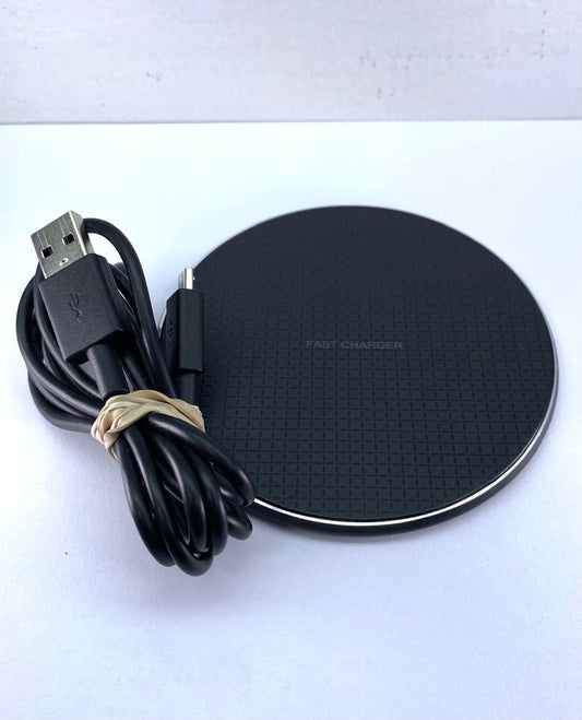 Cargador Inalámbrico Fast Charger 10W c/ Cable Mini-USB