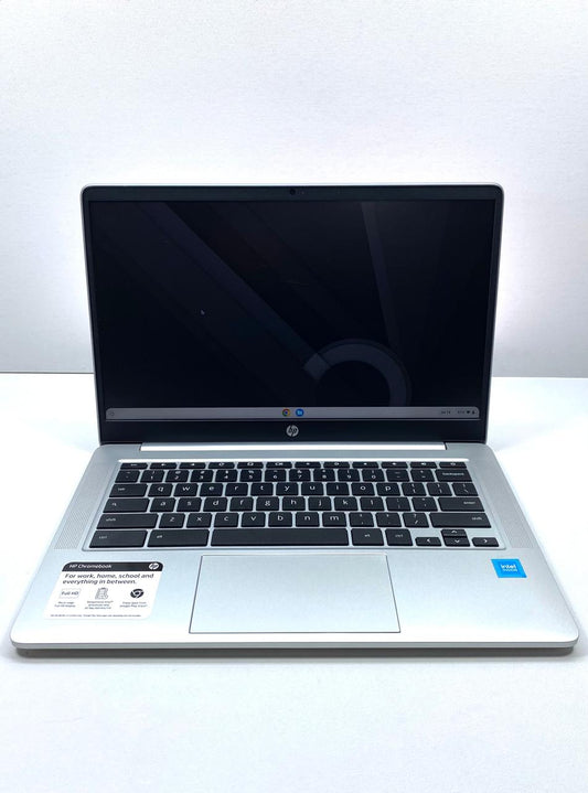Laptop HP Chromebook 14a-na1043cl 14" 1366x768 (HD) Celeron N4500 4GB RAM LPDDR4x 64GB eMMC CHROME OS c/ cargador