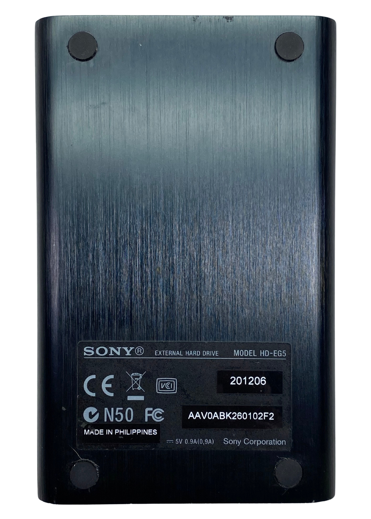 Disco Duro Externo Sony HDD 500GB USB 3.0 Sony HD-EG5 c/ cable