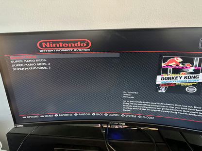 RetroPIe Mini Consola de Juegos c/ Dos controles, Cable HDMI y Adaptador de corriente
