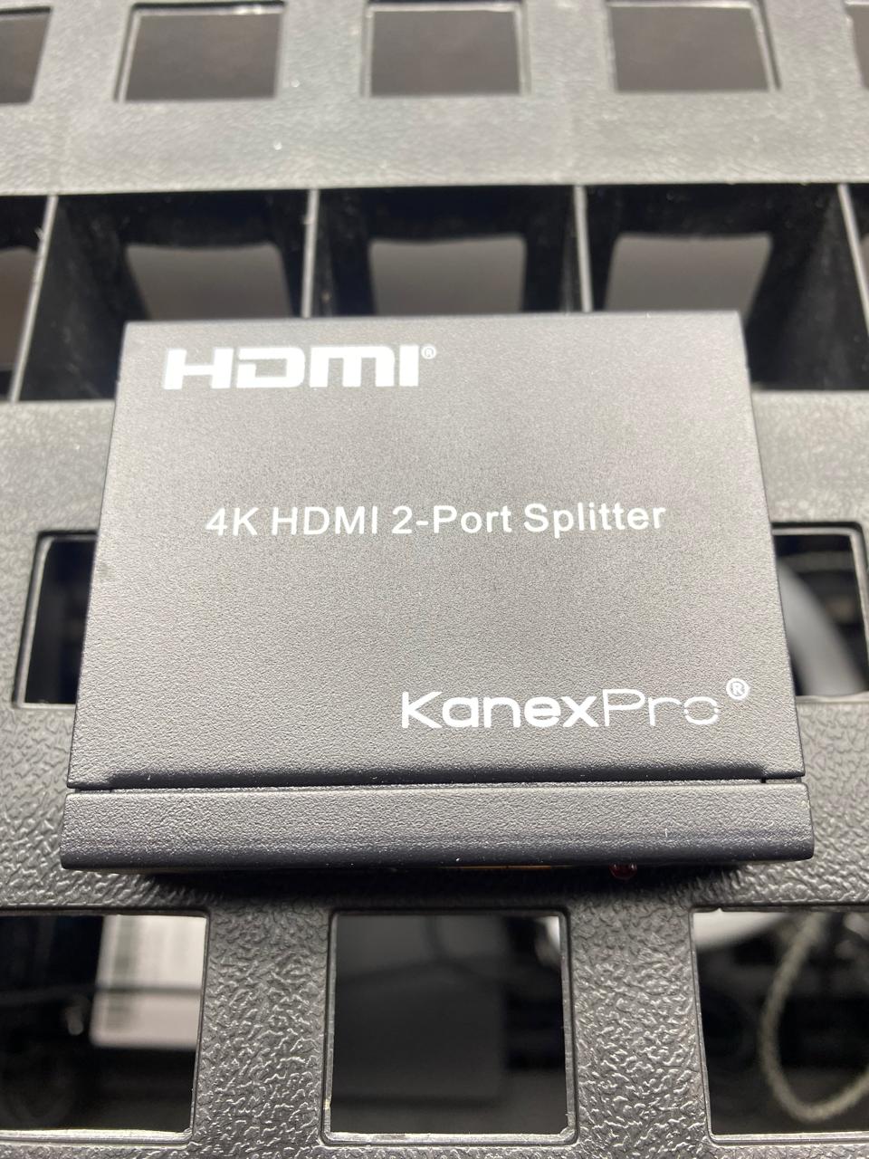 Spliter HDMI KanexPro para Duplicar 1 Senal HDMI a 2 Salidas HDMI SUPER TIENDA GEEK