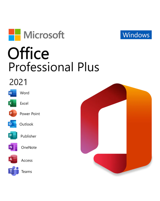 Licencia Microsoft Office Professional Plus 2021 para 1 Dispositivo Windows