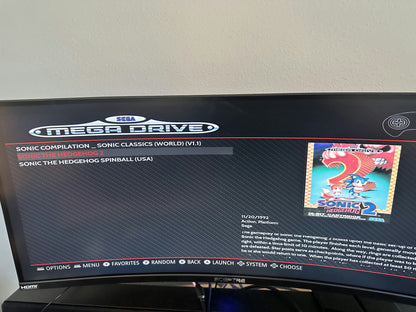RetroPIe Mini Consola de Juegos c/ Dos controles, Cable HDMI y Adaptador de corriente